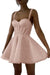 Pearl Pink Sparkly Sequins Aline Homecoming Dress Sweetheart Prom Dress Short with Straps