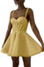 Yellow Sparkly Sequins Aline Homecoming Dress Sweetheart Prom Dress Short with Straps