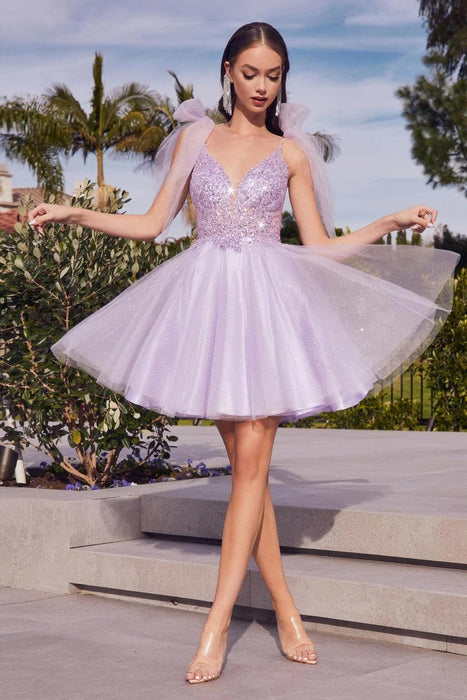 Spaghetti Straps V-neck Short Homecoming Dress Aline Sleeveless Cocktail Dress
