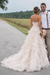 Spaghetti Straps White Lace Chiffon Beach Wedding Dresss - Wedding Dresses