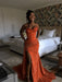 Sparkly Strapless Mermaid Sequined Prom Dress with Slit