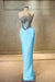 Strapless Beadings Prom Dress Mermaid Evening Gown Sleeveless Sky BLue