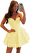 Strapless Corset Short Homecoming Dresses Sweetheart Tiered Ruffle Graduation Party Dress