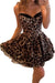 Strapless Corset Short Homecoming Dresses Sweetheart Tiered Ruffle Graduation Party Dress