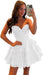 Strapless Corset Short Homecoming Dresses Sweetheart Tiered Ruffle Graduation Party Dress