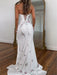 White Strapless Floral Rhinestone Corset Prom Dress with Front Split