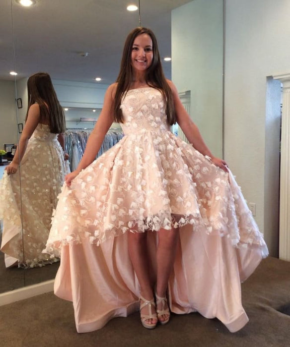 Strapless homecoming Simple A Line Wedding Dresses 2020 - Bridelily Strapless homecoming Simple A Line Wedding Dresses 2020 - Bridelily