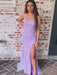 Strapless Mermaid Yellow/Purple/Pink Lace Long Prom Dresses, Yellow/Purple/Pink Lace Formal Evening Dresses