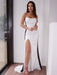 Strapless Mermaid Prom Dress with Side Split