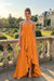 Strapless Pleated Chiffon High-Low Bridesmaid Dress