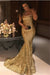 Strapless Sequins Mermaid Evening Dress