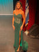 Strapless Sweetheart Sequins Bodycon Prom Dress with Beading