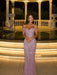 Stunning Off-the-Shoulder Mermaid Prom Dress with Sequins Lilac
