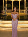 Stunning Off-the-Shoulder Mermaid Prom Dress with Sequins Lilac