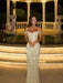 Stunning Off-the-Shoulder Mermaid Prom Dress with Sequins Light Champagne