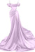 Stunning Off-the-Shoulder Mermaid Ruffles Prom Dress With Side Split - Prom Dresses