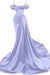 Stunning Off-the-Shoulder Mermaid Ruffles Prom Dress With Side Split - Prom Dresses