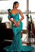 Stunning Sparkle Beadings Mermaid Evening Gown with Sequins - Evening Dresses
