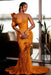 Stunning Sparkle Beadings Mermaid Evening Gown with Sequins - Evening Dresses