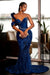 Stunning Sparkle Beadings Mermaid Evening Gown with Sequins - Evening Dresses