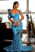 Stunning Sparkle Beadings Mermaid Evening Gown with Sequins - Evening Dresses