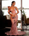Stunning Sparkle Beadings Mermaid Evening Gown with Sequins - Evening Dresses