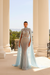 Exquisite Prom Gown Sequined Applique with Feather Beadwork