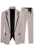 Jeff Stylish Flesh Shawl Lapel Three Pieces Prom Suits