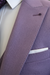 Stylish Purple Peaked Lapel Three Pieces Prom Suits