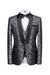 Goddard Fashion Silvery Jacquard Three Pieces Men Suits For Wedding