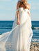 Wedding Dress A Line Off The Shoulder Sweetheart Neck Sleeveless Floor Length With Train Bridal Gowns