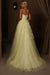Sweetheart Lace Aline Prom Dress Sleeveless Satin Evening Dress with Front Split