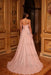 Sweetheart Pink Satin Ball Gown Prom Dresses with Flowers