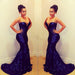 Sweetheart Sequins Mermaid Prom Dress