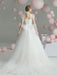 Ball Gown Wedding Dress Princess Silhouette Sweetheart Neck Short Sleeves Basque Waist Chapel Train Bridal Dresses
