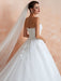 Wedding Dress Princess Silhouette Sweetheart Neck Sleeveless Natural Waist Bridal Gowns With Train