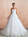 Wedding Dress Princess Silhouette Sweetheart Neck Sleeveless Natural Waist Bridal Gowns With Train