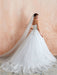 Wedding Dress Princess Silhouette Sweetheart Neck Sleeveless Natural Waist Bridal Gowns With Train