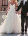 Wedding Dress 2021 Ball Gown Sweetheart Neck Sleeveless Natural Waist Sash Tulle Bridal Dresses with train