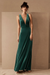 Velour Dress - Teal Green
