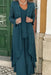 Ocean Blue Three Pieces Mother of the Bride Dresses PLus Size Chiffon Mother of the Bride Outfits