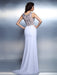 Trumpet/Mermaid Bateau Beading Sleeveless Long Chiffon Dresses - Prom Dresses