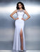 Trumpet/Mermaid Bateau Beading Sleeveless Long Chiffon Dresses - Prom Dresses
