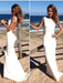 Trumpet/Mermaid High Neck Sleeveless Spandex Floor-Length Dresses - Prom Dresses