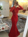 Trumpet/Mermaid Long Sleeves Scoop Lace Sash/Ribbon/Belt Sweep/Brush Train Dresses - Prom Dresses