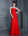Trumpet/Mermaid Scoop Beading 3/4 Sleeves Long Chiffon Dresses - Prom Dresses