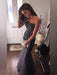 Trumpet/Mermaid Sleeveless Sweetheart Tulle Sequin Floor-Length Dresses - Prom Dresses