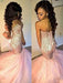 Trumpet/Mermaid Sleeveless Sweetheart Tulle Sequin Floor-Length Dresses - Prom Dresses