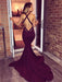 Trumpet/Mermaid Sleeveless V-Neck Spandex Court Train Dresses - Prom Dresses