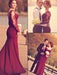 Trumpet/Mermaid Sweetheart Applique Satin Long Sleeves Sweep/Brush Train Dresses - Prom Dresses